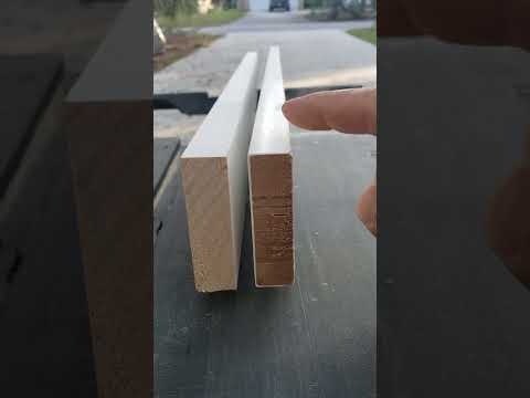 Why Home Depot FJP is so much better than Lowe's.  Not even close to as good Finger Jointed Pine.
