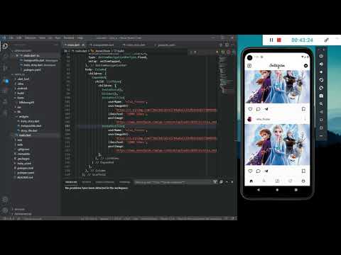 Instagram UI in Flutter || Instagram clone in Flutter || Flutter speedcode || The techie girl