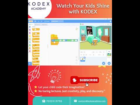 Scratch - Move your sprite to random position with Kodex  #scratch #education #fun #coding #kids