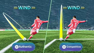 FC 26: Competitive vs Authentic Gameplay – Realism, Physics & Wind Effects Tested!