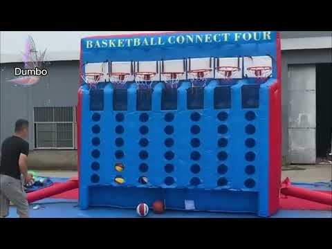 Inflatable Basketball Hoop Game For Sale