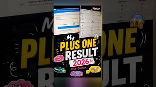 Checked my Plus One Result 2026!📝✅ #shorts #trending