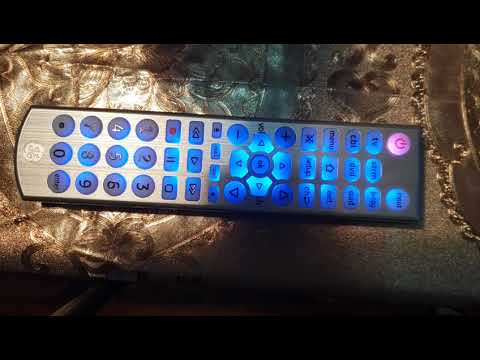 How to Program GE Universal remote control to TV with  Direct Code Entry (Fast & Easy) Big Button