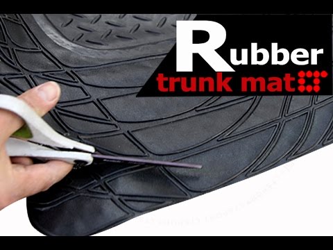 Trimmable Edge Universal Rubber Mat for Car Installation Guide by LT Sport FM-UNVS-AR2