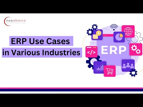 ERP Software Use Cases in Various Industries |  ERP software development company - Web alliance