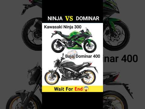 Kawasaki Ninja Vs Dominar | Full Comparison || #shorts #bike #kawasakininja #dominar400 #adventure