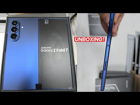 Samsung Galaxy Z Fold 7  - UNBOXING LIVE LOOK!