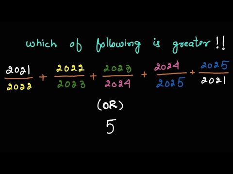 which of the two is greater (a trick question)| Math Olympaid Question