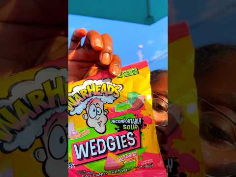 Warheads Wedgies⁉️ How sour are these? #warheads #snacks #candy #sour #new #lemonade #wedges