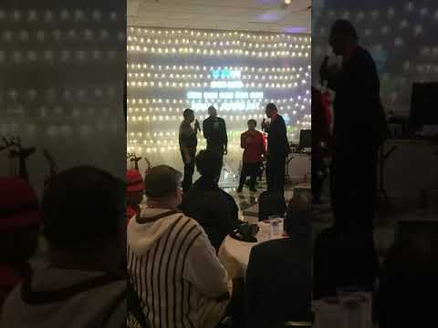Karaoke Temptations "Silent Night" Will Jones, Chilly Willy, Lady J, and Dwayne.