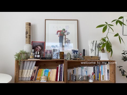 [vlog] My room tour🏠/ 看護学生のお部屋を紹介/ 教科書と講義資料の量が多すぎる😵‍💫