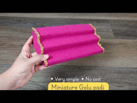 Miniature Golu padi | Mini Golu | Simple ,No cost, quick DIY #navratri #golupadi
