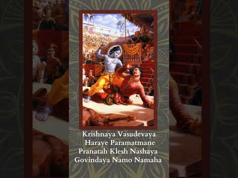 Krishnaya Vasudevaya Haraye Paramatmane | Status Shorts
