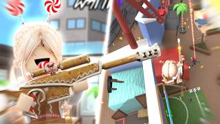 MM2 GINGERSCOPE + INSANE TRICK SHOT ONLY MONTAGE!! (Murder Mystery 2)