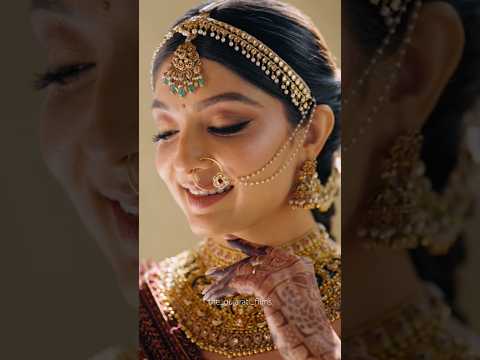 😍♥️Puja Joshi embodies the perfect bride look—where tradition meets timeless beauty