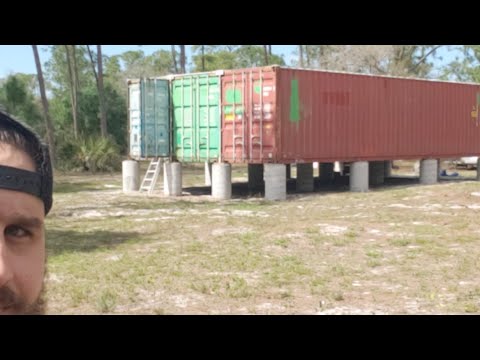 Container Home: My New 20 Foot Container Arrives