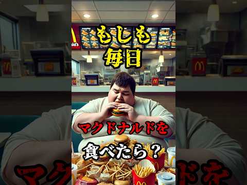 【雑学】もしも毎日マクドナルドを食べたら？