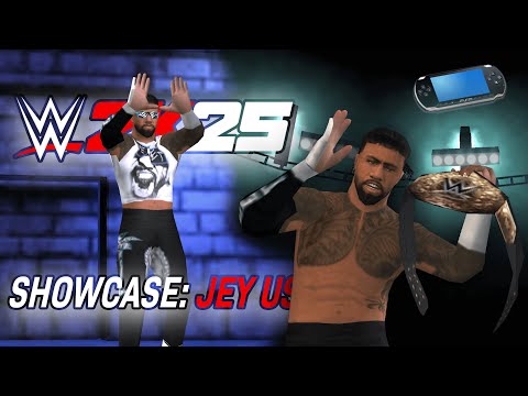 WWE 2K25 PSP: Jey Uso Gameplay (New "Superkick", Signature & Finisher)