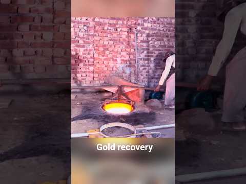 free gold recovery process #experiment #goldcollector #goldextraction