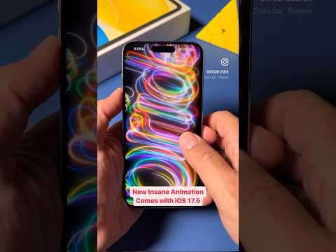 New Insane Wallpaper Animation Arrives Next Week with iOS 17.5. Do you like this new wallpaper?