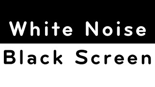 White noise for sleep, meditation, and learning | Black screen