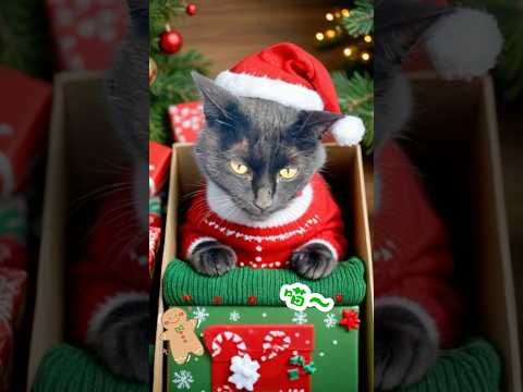 MEOWrry Christmas 黑妞祝大家聖誕快樂🐈‍⬛🎄💖 #聖誕節 #黑貓 #工會