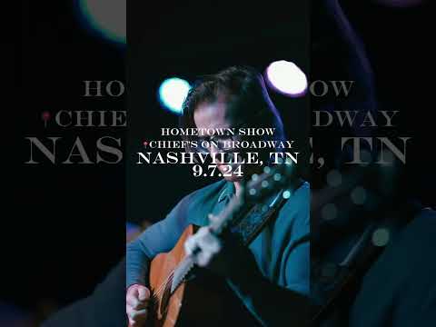 Hometown show in Nashville! 9/7/24 at Chief’s on Broadway. Tickets available on our website.