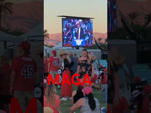 Trump rally Coachella CA #trumprally #trump