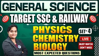 General Science Most Expected Questions For All Upcoming Exams | Physics, Chemistry and Biology