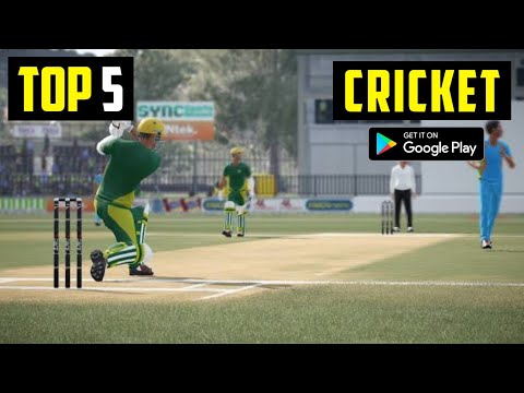 Top 5 Cricket Games For Android | #androidgames 🏏