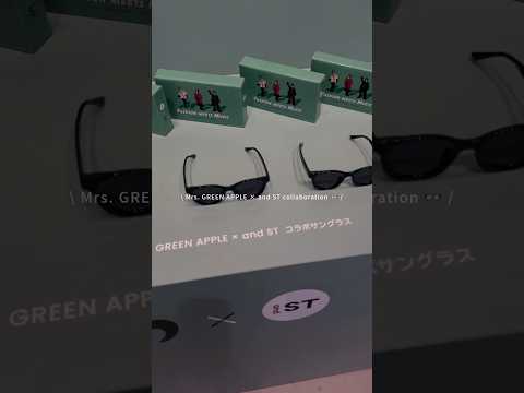 [Mrs. GREEN APPLE × and ST] A day when I got the collaboration sunglasses 🕶🍏 #Mrs.GreenApple #mga...