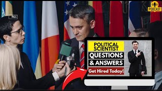 Political Scientist Interview Questions with Sample Answers | How To Ace Your Interview Successfully