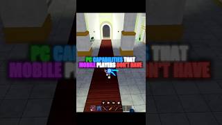 Mobile Players Can't Do This 🤐 #bloxfruits #roblox #viral