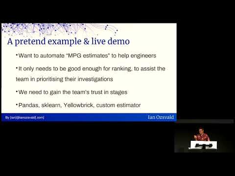 A starter data science process for software engineers - Ian Ozsvald - PyLondinium19
