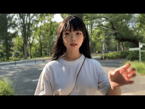 【ノーブラ散歩】公園を散歩中、汗で大変なことに… #ノーブラ散歩