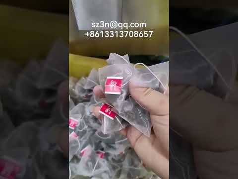 Triangular tea bag packing machine, three-dimensional triangular tea bag automatic packaging machine