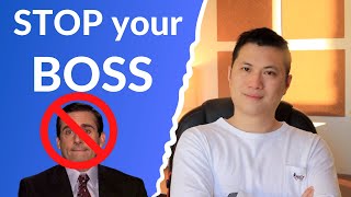 Setting Boundaries with a Difficult Boss by Managing Up (5 Tips to Start Now!)
