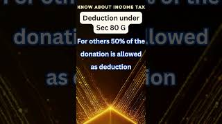 Deduction 80G for Donations #taxfiling #ca #80g #donation #taxtips #itrfiling  #taxconsulting