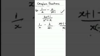 How to Simplify Complex Algebraic Fractions Easily | Step-by-Step Explanation #mathmadeeasy #mathway