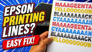 Epson Printing White Lines? Fix It FAST! (ET-2400, L3250, L3210 & More)