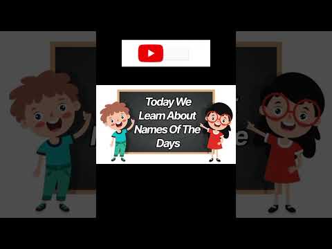 Names of the days | Days of week | English syllabus #daysname #english #daysofweek