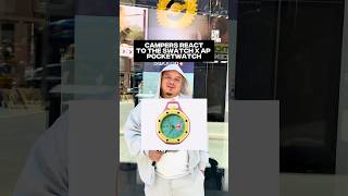 Campers react to the Swatch x AP pocket watch #complexnews
