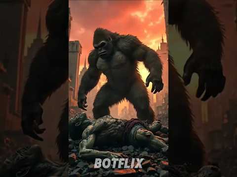 "King Kong vs Giant Zombie: The Saddest Battle of Best Friends 💔🧟"