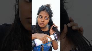 Veetlaiye blow dry panalama?🧐 #blowdry #hairdo #shorts #harinisi