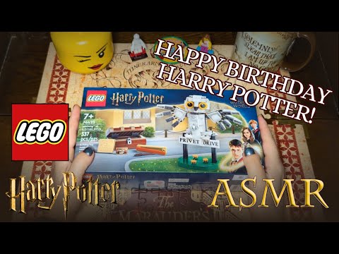 Harry Potter LEGOs: Hedwig & Privet Drive 🪄 ASMR Inaudible Whispers 📦 Unboxing ✨ Amusement #ASMR