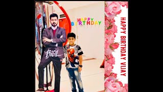 HAPPY BIRTHDAY TO ACTOR VIJAY|BIRTHDAY WISHES|PRANESH#happybirthdayvijay#praneshrockz#thalapathy