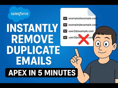 🛠 Remove Duplicate Contact Emails in Apex | Apex in 5 Minutes