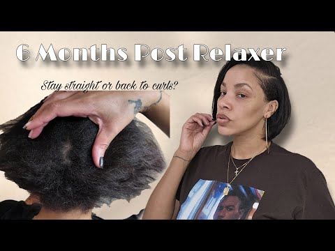 6 Months Post Relaxer | Relaxer Retouch, Curly or Straight? Let's Talk About Broken Hydrogen Bonds