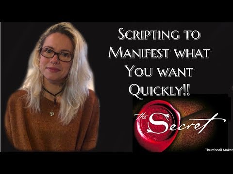 How to script  to MANIFEST what you want, Quickly!!