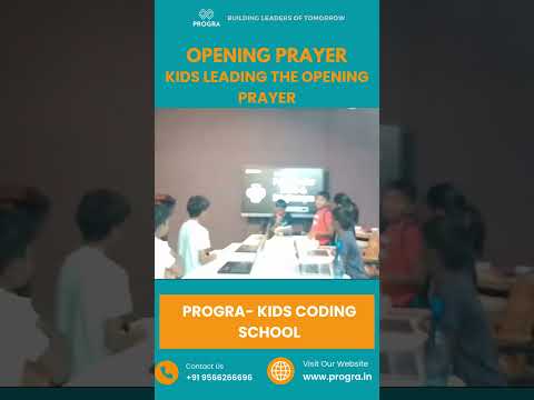 Everything should begin with a prayer-Progra Kids Coding School